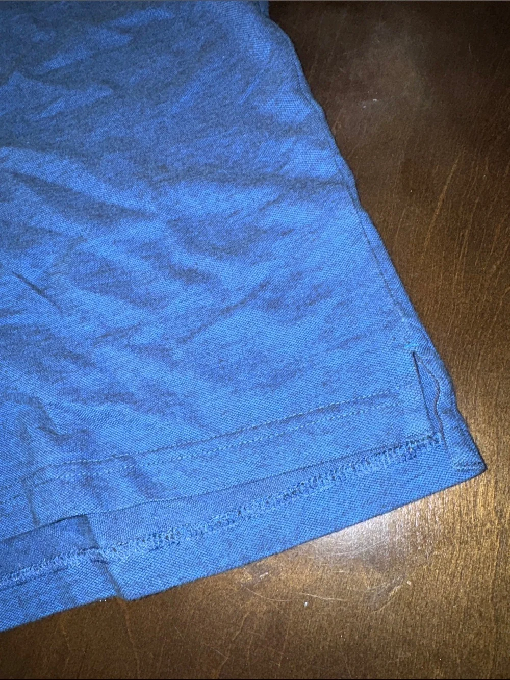 Banana Republic Men's Heather Royal Blue Polo